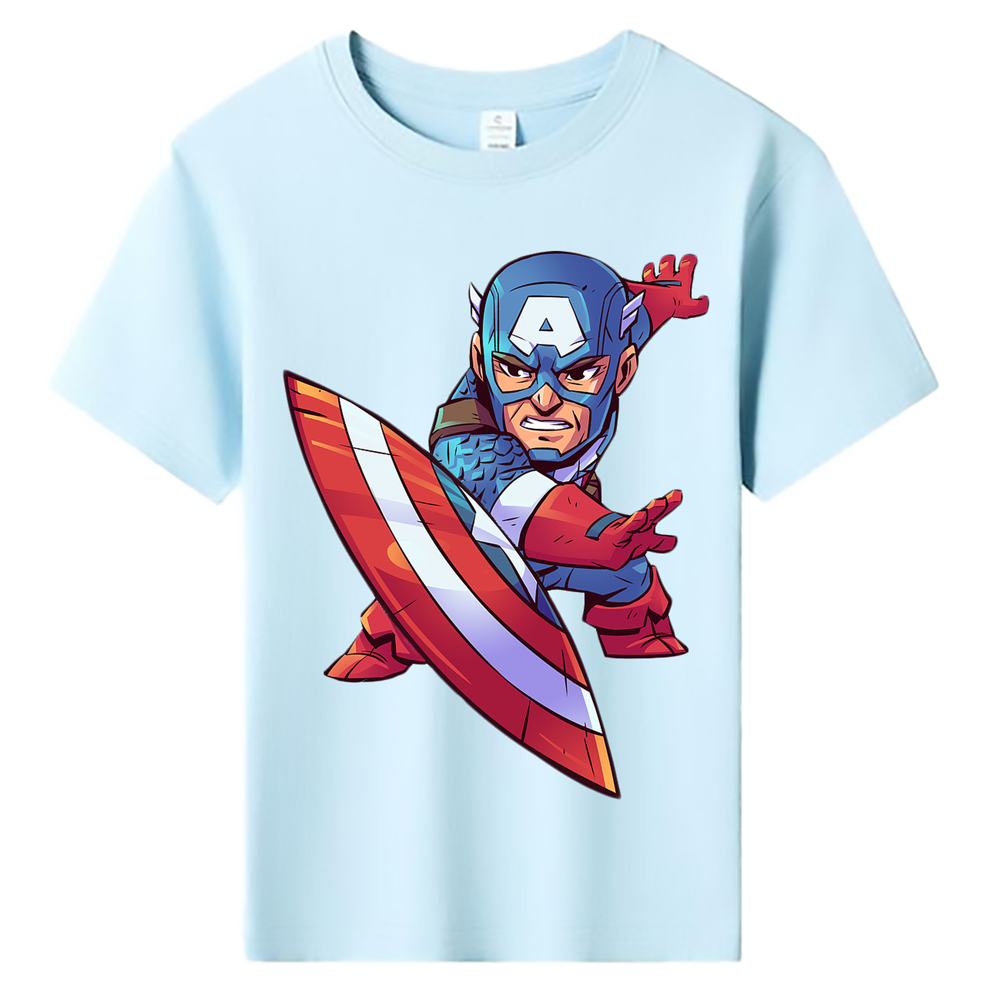 （画像用） アベンジャーズ The Avengers 綿100％キッズTシャツ（フロントプリント）